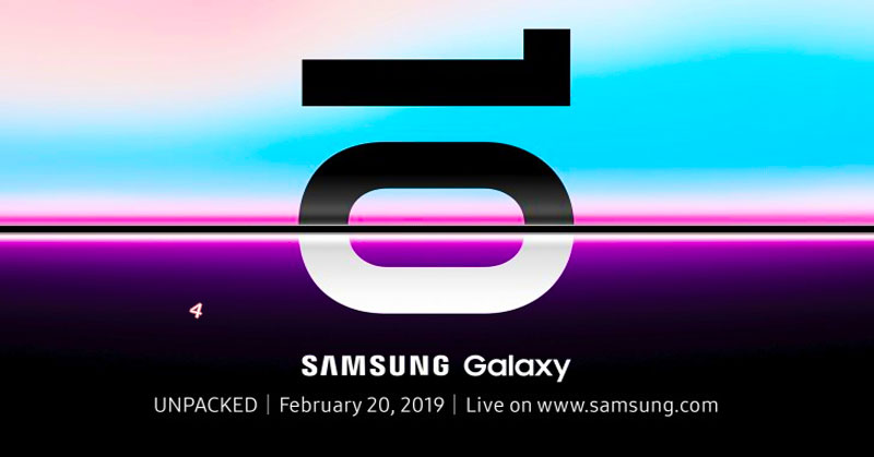 Samsung Galaxy S10 Series confirmó su lanzamiento el 20 de febrero