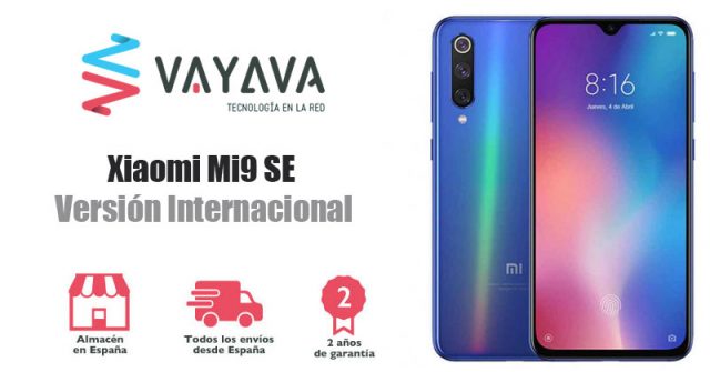 Xiaomi Mi9 SE 6/64gb por 296€ en VAYAVA España