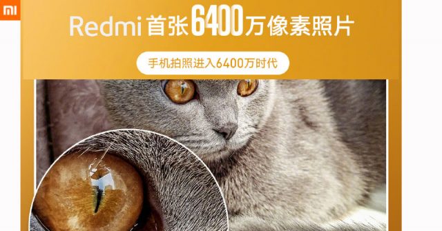 Xiaomi muestra un teléfono inteligente Redmi con cámara de 64MP