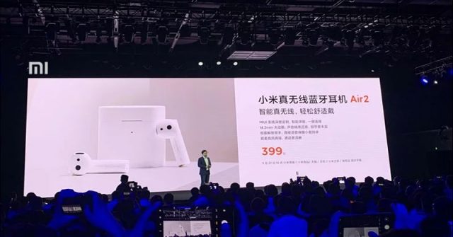 Los auriculares Bluetooth Xiaomi Air 2 TWS se vuelven oficiales por 399 yuanes (US $58)