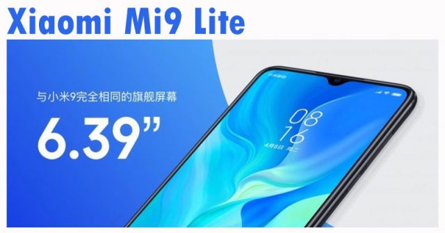 Xiaomi Mi9 Lite obtiene la certificación de Google
