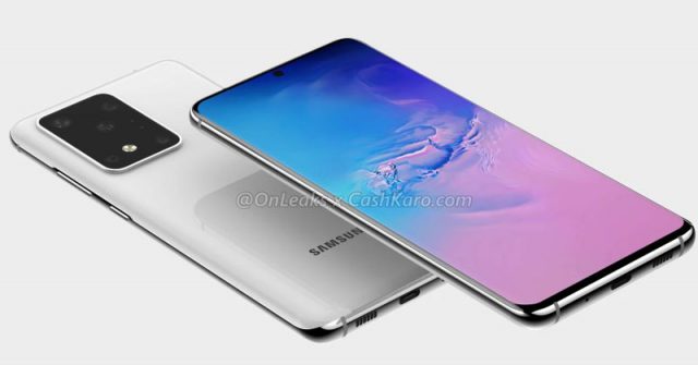 Renders revela que el Samsung Galaxy S11 Plus tendrá cinco cámaras traseras