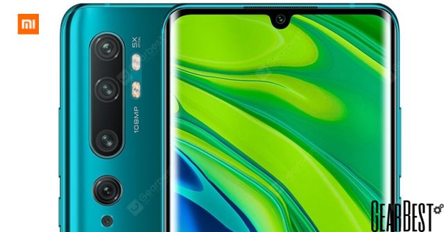 Solo US $427.99 para Xiaomi Mi Note 10 (CC9 Pro) en Gearbest