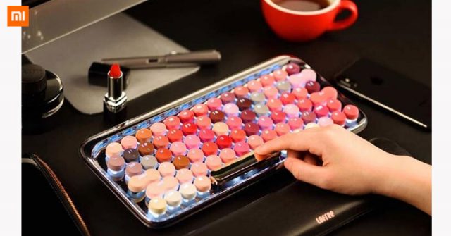 Xiaomi lanza un teclado con color de lápiz labial por US $95