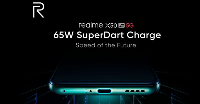 Realme X50 Pro 5G confirma la carga de 65W SuperDart