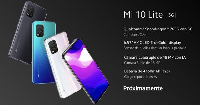 Xiaomi Mi 10 Lite es un teléfono 5G de US $390 con cámara principal de 48MP