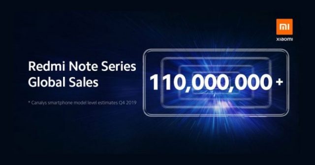 Xiaomi vendió 110 millones de teléfonos Redmi Note