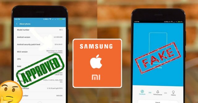 Samsung, Apple y Xiaomi son las tres marcas de móviles más falsificados en China