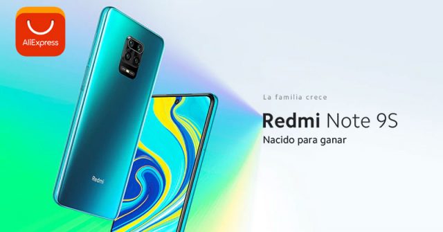 Xiaomi Redmi Note 9S Oferta Aliexpress 6GB RAM a solo US $199.99 (€ 186.88)