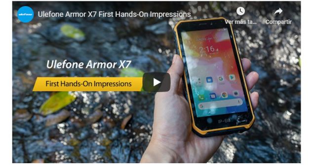 El primer vídeo real del Ulefone Armor X7 revela su diseño sigiloso