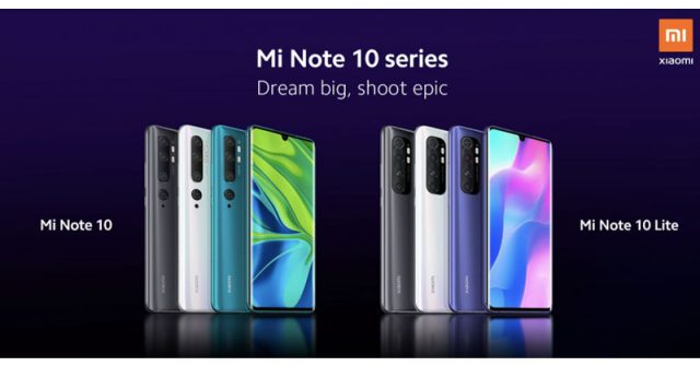 Xiaomi anuncia silenciosamente el Mi Note 10 Lite