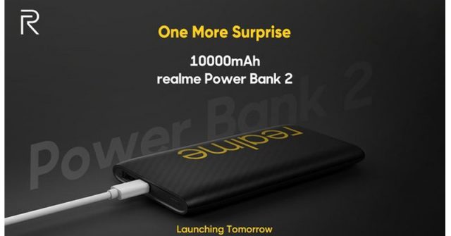 Realme Power Bank 2 confirmado para lanzarse mañana