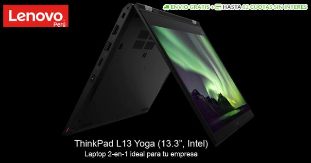 ThinkPad L13 Yoga (13.3”, Intel) desde S/5,099.00 en Lenovo Perú