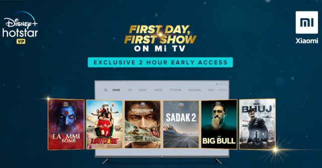 Xiaomi Mi TV ahora ofrece acceso exclusivo anticipado de 2 horas a películas en Disney+ Hotstar