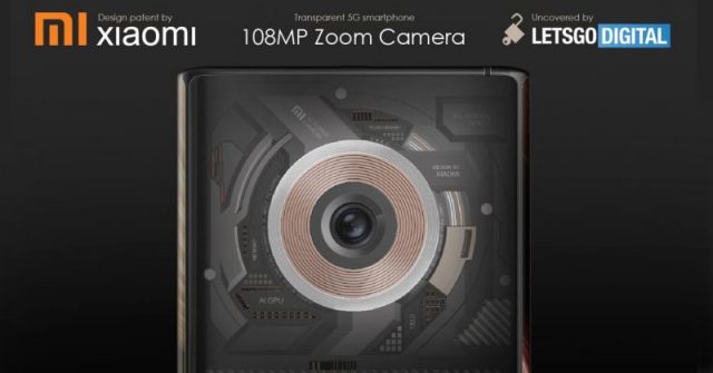 Xiaomi patenta un teléfono transparente 5G con una super cámara AI de 108MP