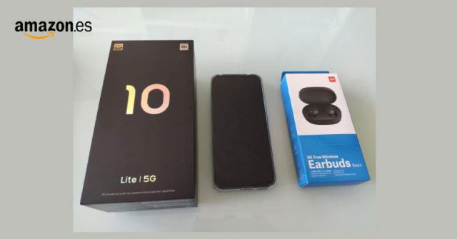 Xiaomi Mi 10 Lite a solo 329€ en Amazon y llévate gratis los Mi True Wireless Earbuds S