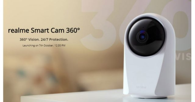 Realme Smart Cam 360° confirmado para lanzarse el 7 de octubre