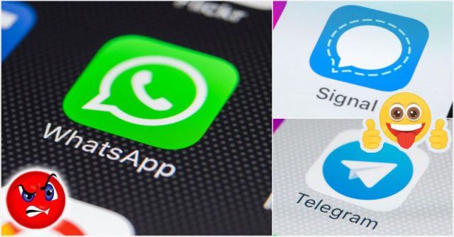 Telegram y Signal ven millones de nuevas descargas después de los recientes cambios de privacidad de WhatsApp