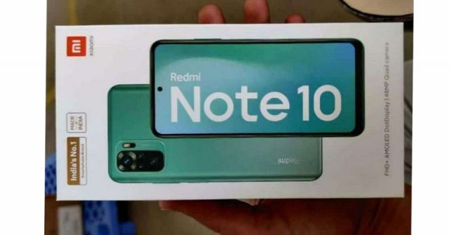 La caja del Redmi Note 10 revela que vendrá con una pantalla AMOLED