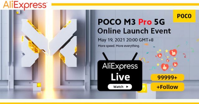 Lanzamiento del POCO M3 Pro 5G en Aliexpress este 20 de mayo