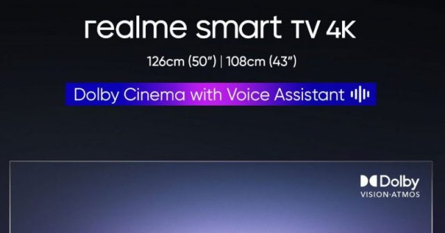 Realme Smart TV 4K confirmado para lanzarse en India el 31 de mayo