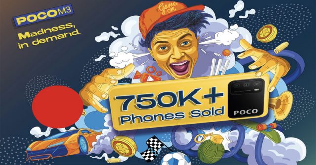 POCO M3 vende más de 750 mil unidades en India