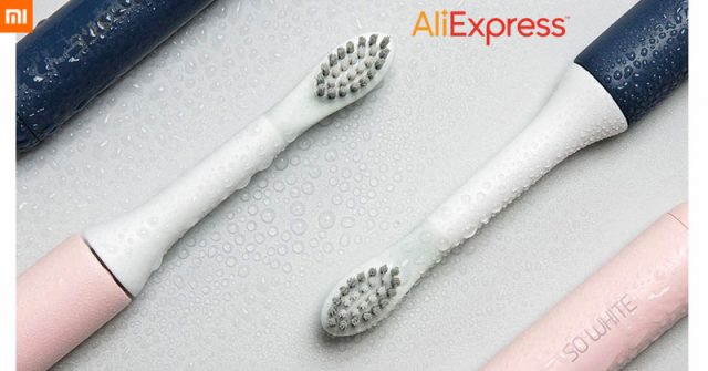 Super Oferta Aliexpress: compre el cepillo de dientes eléctrico Xiaomi Pinjing EX3 Sonic por