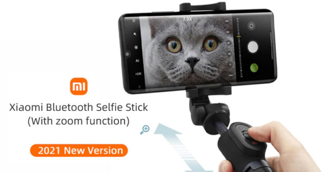 Oferta Aliexpress: Obtenga Xiaomi Bluetooth Selfie Stick cum Tripod
