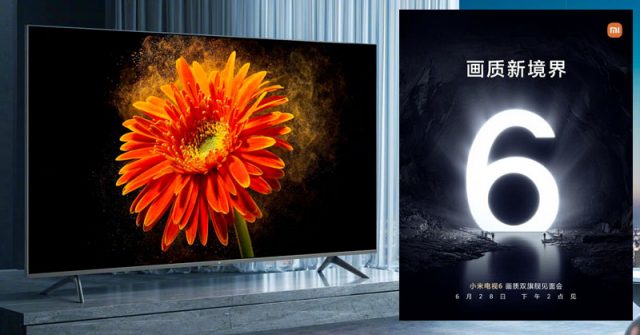 Xiaomi está listo para lanzar la serie Mi TV 6 en China el 28 de junio