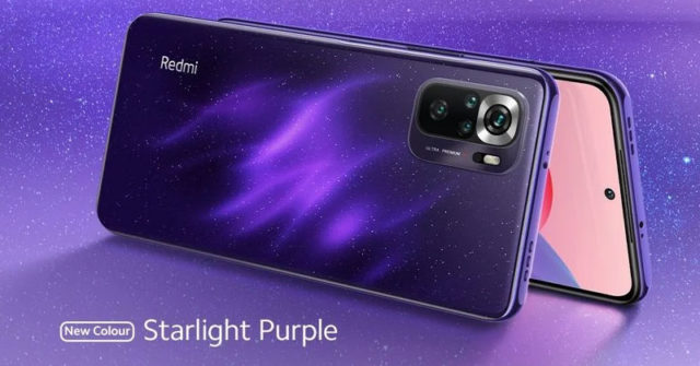 Redmi Note 10S obtiene el color Starlight Purple en Malasia