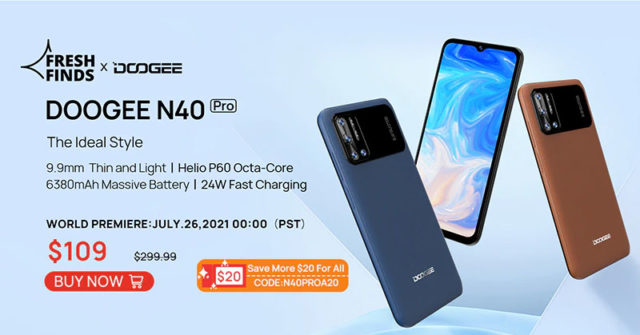 Doogee N40 Pro disponible en AliExpress a solo 99 dólares
