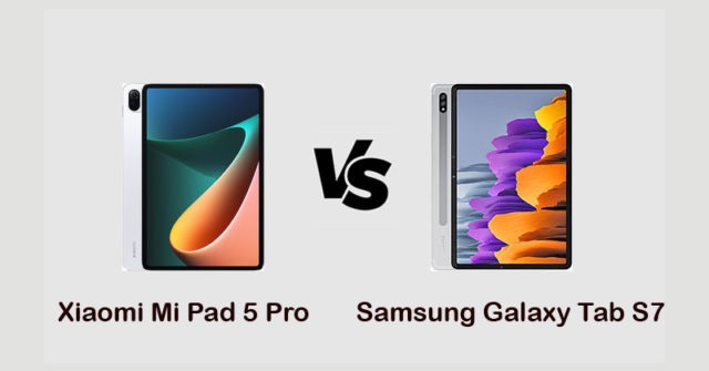 Xiaomi Mi Pad 5 Pro vs Samsung Galaxy Tab S7: Comparación de especificaciones