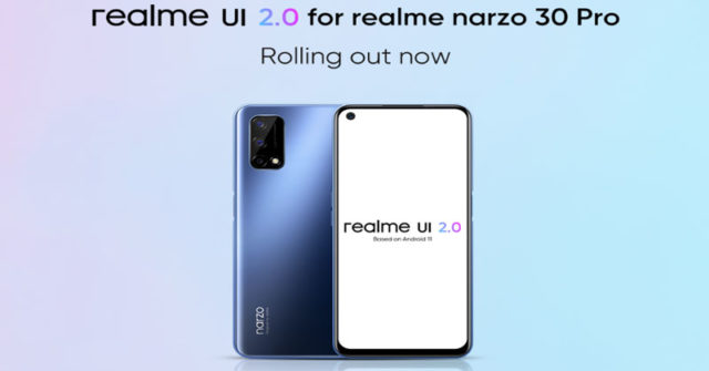 Realme Narzo 30 Pro 5G obtiene la actualización estable de Realme UI 2.0 (Android 11)