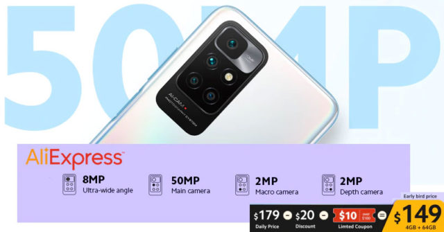 Oferta Aliexpress: Xiaomi Redmi 10 versión global a solo 149 dólares
