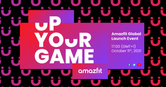 Amazfit presentará sus nuevos relojes inteligentes el 11 de octubre