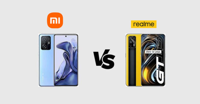 Xiaomi 11T vs Realme GT: Comparación de especificaciones