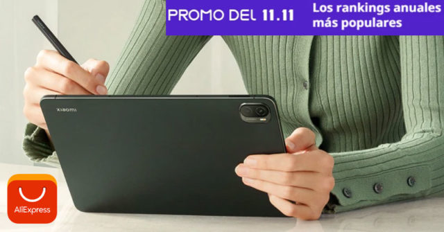 Aliexpress 11.11: Tablet Xiaomi Pad 5 a solo 399 euros