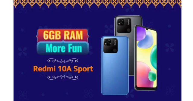 Redmi 10A Sport fue lanzado en India con 6GB de RAM y 128GB de almacenamiento