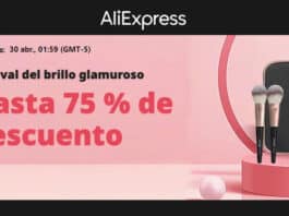 Aliexpress Festival del Brillo Glamuroso, hasta 75% descuento!