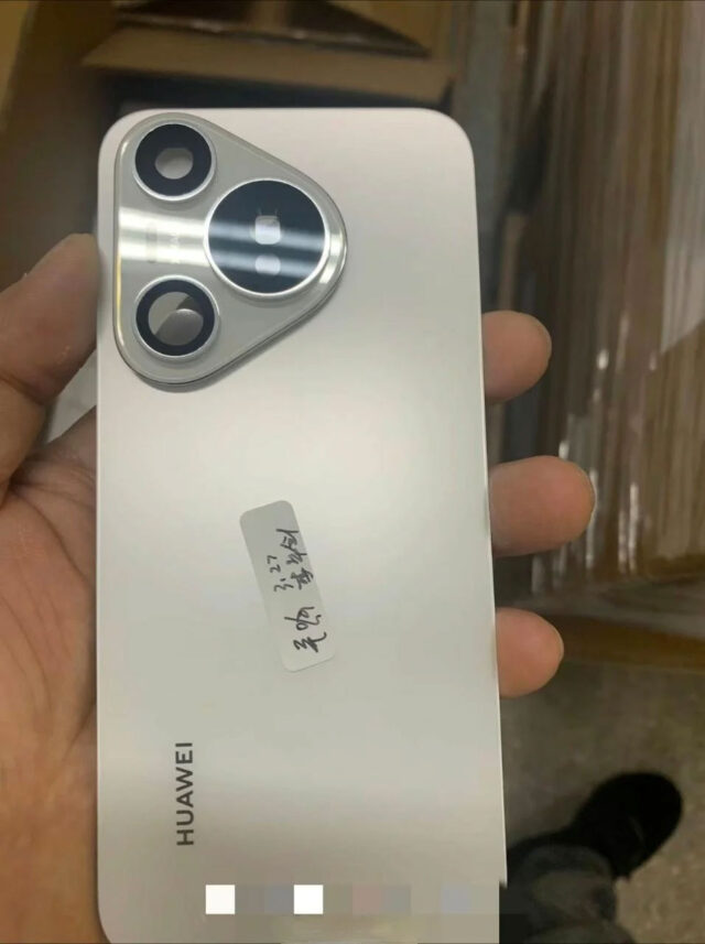 La contraportada filtrada del Huawei P70 revela una enorme variedad de cámaras