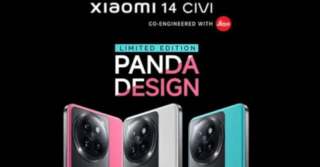 Xiaomi 14 CIVI Panda Edition se lanzó en India a Rs. 45,999 (~US $549)