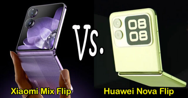 Huawei Nova Flip vs Xiaomi Mix Flip: ¿cuál es el mejor teléfono plegable chino?