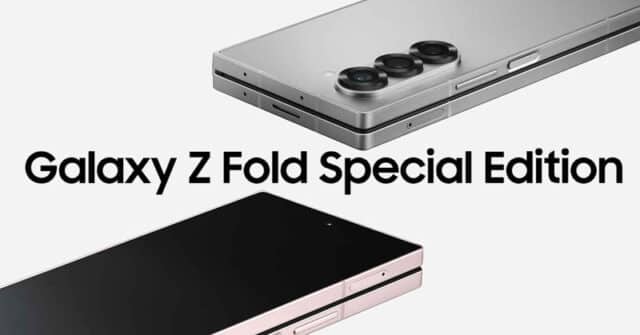 Aquí tienes el primer vistazo al Galaxy Z Fold Special Edition en imágenes reales