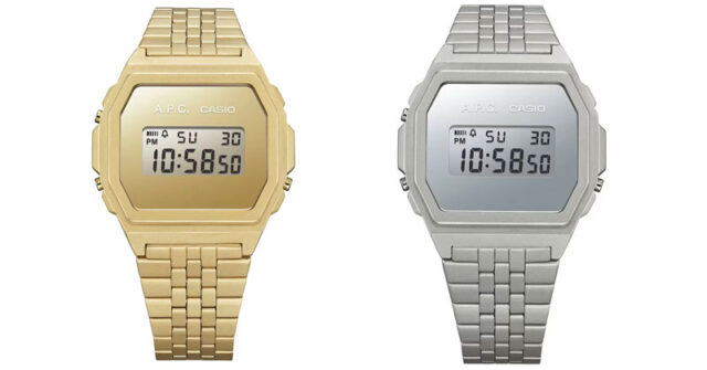 Casio y A.P.C. lanzan dos nuevos relojes inspirados en el diseño de los años 70