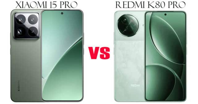 Xiaomi 15 Pro vs Redmi K80 Pro: ¿cuál es mejor?